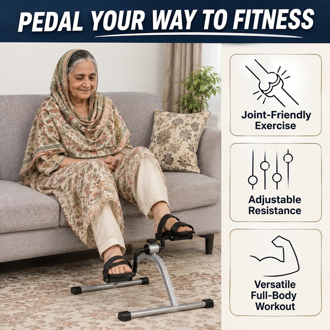 Orin Collectives arm pedal exerciser — pedal your way to fitness